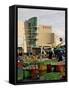 Fruit and Vegetable Market on a Sunday Morning Outside Te Papa, Wellington, New Zealand-Don Smith-Framed Stretched Canvas