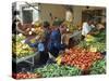 Fruit and Vegetable Market, Piraeus, Athens, Greece, Europe-Thouvenin Guy-Stretched Canvas