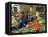 Fruit and Vegetable Market, Piraeus, Athens, Greece, Europe-Thouvenin Guy-Framed Stretched Canvas