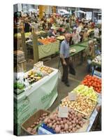 Fruit and Vegetable Market, Sarajevo, Bosnia, Bosnia-Herzegovina-Christian Kober-Stretched Canvas