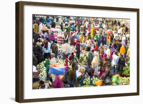 Fruit and Vegetable Market, Udaipur, Rajasthan, India-Peter Adams-Framed Photographic Print