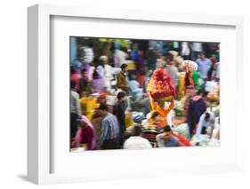 Fruit and Vegetable Market, Udaipur, Rajasthan, India-Peter Adams-Framed Photographic Print