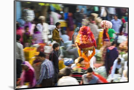 Fruit and Vegetable Market, Udaipur, Rajasthan, India-Peter Adams-Mounted Photographic Print