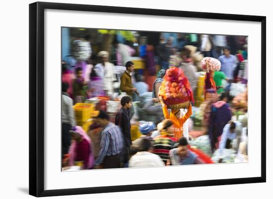 Fruit and Vegetable Market, Udaipur, Rajasthan, India-Peter Adams-Framed Photographic Print