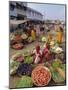 Fruit and Vegetable Sellers in the Street, Dhariyawad, Rajasthan State, India-Robert Harding-Mounted Photographic Print