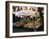 Fruit and Vegetable Shop in the Piazza Mercato, Frascati, Lazio, Italy-Michael Newton-Framed Photographic Print