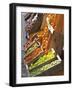 Fruit and Vegetable Shop in Wooden Crates, Montevideo, Uruguay-Per Karlsson-Framed Photographic Print