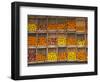 Fruit and Vegetable Shop in Wooden Crates, Montevideo, Uruguay-Per Karlsson-Framed Photographic Print