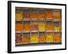 Fruit and Vegetable Shop in Wooden Crates, Montevideo, Uruguay-Per Karlsson-Framed Photographic Print