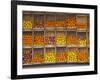 Fruit and Vegetable Shop in Wooden Crates, Montevideo, Uruguay-Per Karlsson-Framed Photographic Print