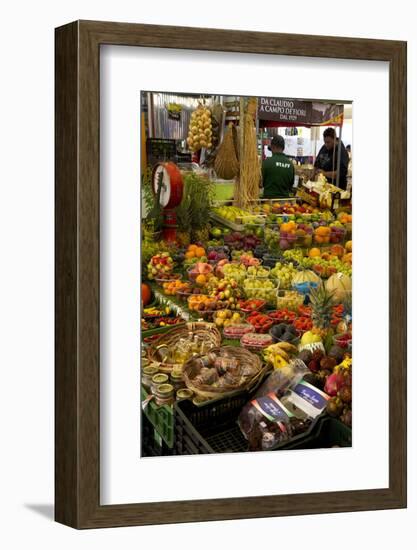 Fruit and Vegetable Stall at Campo De Fiori Market, Rome, Lazio, Italy, Europe-Peter Barritt-Framed Photographic Print