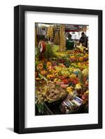 Fruit and Vegetable Stall at Campo De Fiori Market, Rome, Lazio, Italy, Europe-Peter Barritt-Framed Photographic Print
