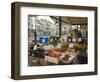 Fruit and Vegetable Stall at Canal Side Market, Venice, Veneto, Italy-Christian Kober-Framed Photographic Print