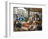 Fruit and Vegetable Stall at Canal Side Market, Venice, Veneto, Italy-Christian Kober-Framed Photographic Print