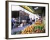 Fruit and Vegetable Stall, China Town, Manhattan, New York, New York State, USA-Yadid Levy-Framed Photographic Print