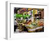 Fruit and Vegetable Stand in the Central Market, Mazatlan, Mexico-Charles Sleicher-Framed Photographic Print