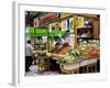 Fruit and Vegetable Stand in the Central Market, Mazatlan, Mexico-Charles Sleicher-Framed Photographic Print