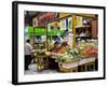 Fruit and Vegetable Stand in the Central Market, Mazatlan, Mexico-Charles Sleicher-Framed Photographic Print