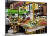 Fruit and Vegetable Stand in the Central Market, Mazatlan, Mexico-Charles Sleicher-Mounted Photographic Print