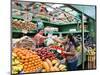 Fruit and Vegetable Stand in the Central Market, Mazatlan, Mexico-Charles Sleicher-Mounted Photographic Print