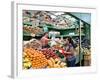 Fruit and Vegetable Stand in the Central Market, Mazatlan, Mexico-Charles Sleicher-Framed Photographic Print