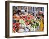 Fruit and Vegetable Stands, Bessarabsky Rynok Market, Kiev, Ukraine, Europe-Christian Kober-Framed Photographic Print