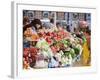 Fruit and Vegetable Stands, Bessarabsky Rynok Market, Kiev, Ukraine, Europe-Christian Kober-Framed Photographic Print