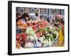 Fruit and Vegetable Stands, Bessarabsky Rynok Market, Kiev, Ukraine, Europe-Christian Kober-Framed Photographic Print