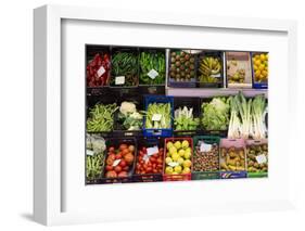 Fruit and Vegetables for Sale in Logrono Covered Market, La Rioja, Spain, Europe-Martin Child-Framed Photographic Print