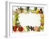 Fruit and Vegetables Forming a Frame-Walter Cimbal-Framed Photographic Print