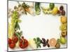 Fruit and Vegetables Forming a Frame-Walter Cimbal-Mounted Photographic Print