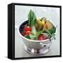 Fruit And Vegetables-David Munns-Framed Stretched Canvas