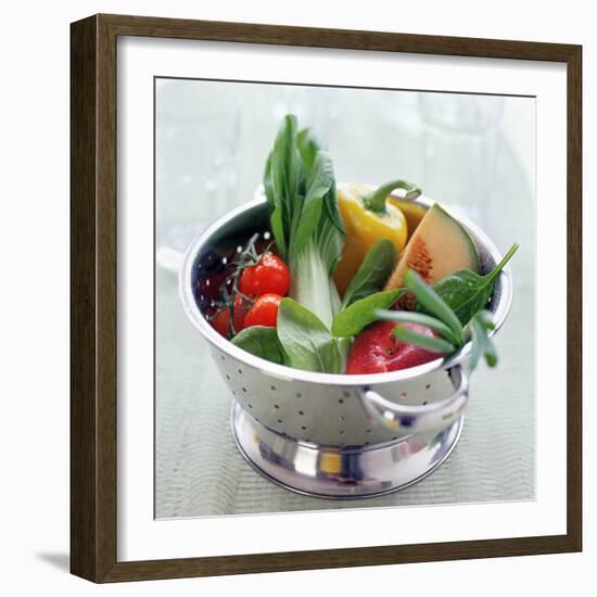 Fruit And Vegetables-David Munns-Framed Premium Photographic Print