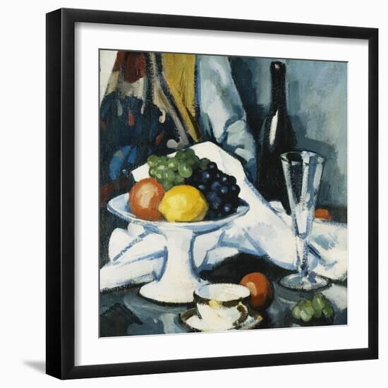 Fruit and Wine-Samuel John Peploe-Framed Giclee Print