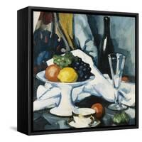Fruit and Wine-Samuel John Peploe-Framed Stretched Canvas