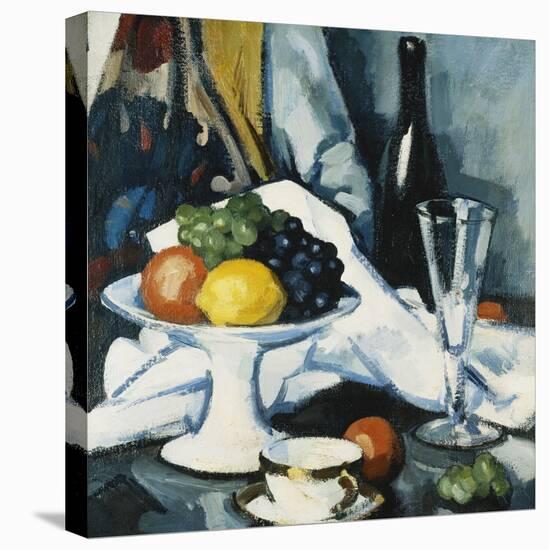 Fruit and Wine-Samuel John Peploe-Stretched Canvas