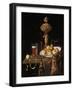 Fruit Bowl, a Beer Glass, a Wine Glass and a Statuette-Georg Hinz-Framed Giclee Print