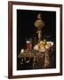 Fruit Bowl, a Beer Glass, a Wine Glass and a Statuette-Georg Hinz-Framed Giclee Print