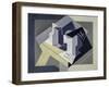 Fruit Bowl and Newspaper-Juan Gris-Framed Giclee Print