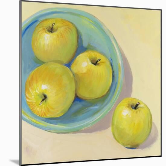 Fruit Bowl Trio II-Tim OToole-Mounted Art Print