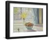 Fruit Bowl with Spring Flowers, 1990-Timothy Easton-Framed Giclee Print