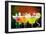 Fruit Cocktails On Black Background-Kesu01-Framed Photographic Print