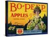 Fruit Crate Labels: Bo-Peep Brand Apples, Extra Fancy; Wenatchee-Okanogan Cooperative Federation-null-Stretched Canvas