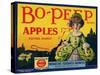 Fruit Crate Labels: Bo-Peep Brand Apples, Extra Fancy; Wenatchee-Okanogan Cooperative Federation-null-Stretched Canvas