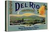 Fruit Crate Labels: Del Rio Orchard Pears; Rogue River Valley Fruits-null-Stretched Canvas