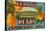 Fruit Crate Labels: Perry’s High Grade Pears; J.M. Perry and Company, Inc.-null-Stretched Canvas