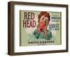 Fruit Crate Labels: Red Head Apples; Distributed by Smith and Holden, New York-null-Framed Art Print