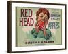 Fruit Crate Labels: Red Head Apples; Distributed by Smith and Holden, New York-null-Framed Art Print