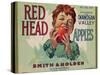 Fruit Crate Labels: Red Head Apples; Distributed by Smith and Holden, New York-null-Stretched Canvas