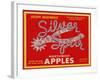 Fruit Crate Labels: Silver Spur Northwest Apples-null-Framed Art Print